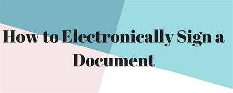 electronically sign documents for free.